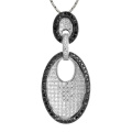 Unique Design Micro Setting 925 Bijoux Pendentifs en Argent Sterling